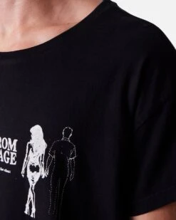 MNML Distressed Wide Neck T-Shirt Washed Black 13 MNML Distressed Wide Neck T-Shirt Washed Black -Culture Kings 02054207 YW607 mens 0060