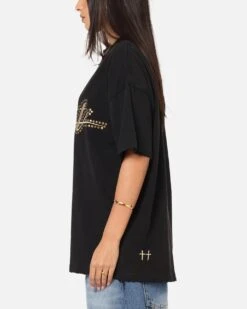 Saint Morta Rodeo Drive Boxy T-Shirt Black/Brown -Culture Kings 02054227 YB013 womens 0050