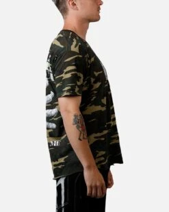 Culture Kings X WWE John Cena Ruthless Aggression Vintage T-Shirt Woodland Camo -Culture Kings 02054273 YC040 mens 0040