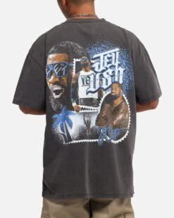 Culture Kings X WWE Jey Uso Wrestlemania XLI Heavy T-Shirt Black Wash -Culture Kings 02054291 YB295 mens 00080
