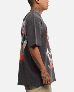 Culture Kings X WWE Penta Wrestlemania XLI Heavy T-Shirt Black Wash -Culture Kings 02054292 YB295 mens 00050