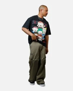 73 Studio X South Park WTF Heavyweight T-Shirt Black Acidwash -Culture Kings 02054307 YB017 mens 0030