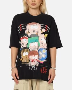 73 Studio X South Park WTF Vintage T-Shirt Black Acidwash