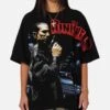American Thrift Marvel The Punisher All Over Print T-Shirt Black -Culture Kings 02054351 YB001 womens 0010