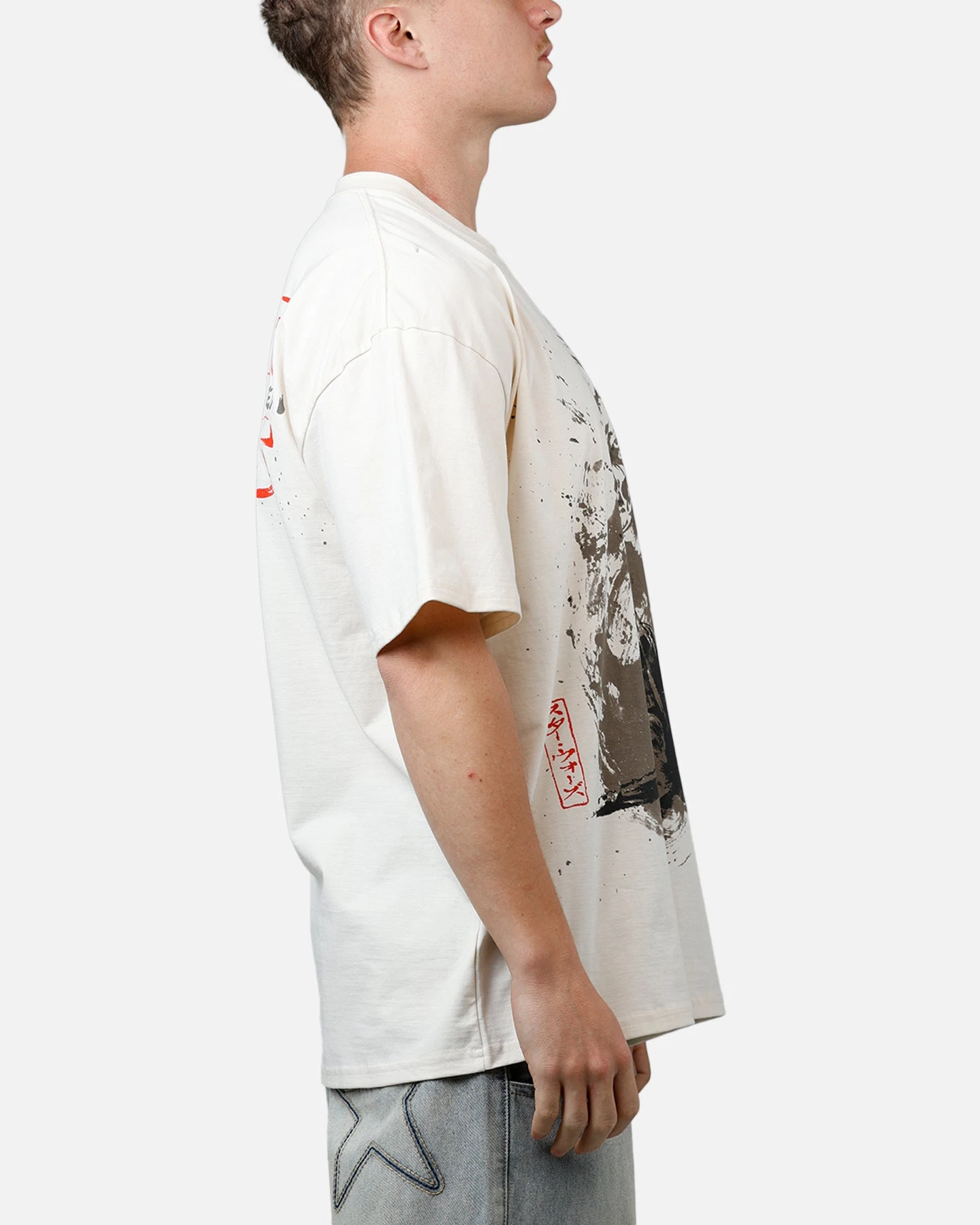 73 Studio Star Wars Takumi Last Jedi Vintage T-Shirt Off White 6 73 Studio Star Wars Takumi Last Jedi Vintage T-Shirt Off White - Image 4