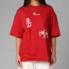 Loiter Destruction T-Shirt Red 2 Loiter Destruction T-Shirt Red -Culture Kings 02054587 YR001 womens 0010