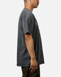 Saint Morta Liberty Boxy T-Shirt Black Wash -Culture Kings 02054612 YB295 mens 0040