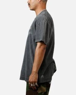 Saint Morta Liberty Boxy T-Shirt Black Wash -Culture Kings 02054612 YB295 mens 0050