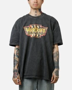 American Thrift X Warcraft: Reign Of Chaos T-Shirt Black Wash -Culture Kings 02054671 YB295 mens 0020