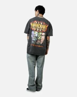 American Thrift X Warcraft: Reign Of Chaos T-Shirt Black Wash -Culture Kings 02054671 YB295 mens 0060