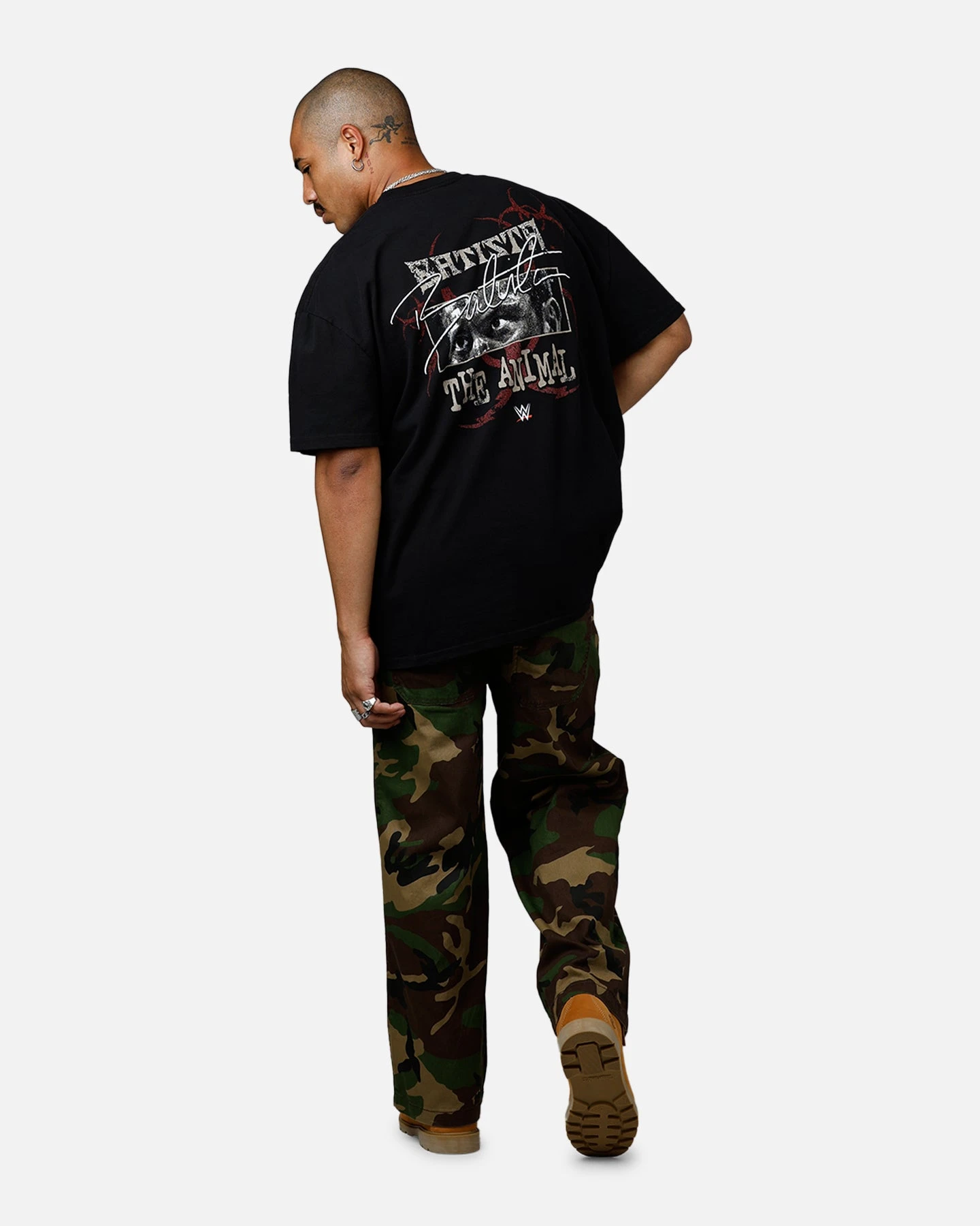 Culture Kings X WWE Dave Bautista Ruthless Aggression Vintage T-Shirt Black 7 Culture Kings X WWE Dave Bautista Ruthless Aggression Vintage T-Shirt Black - Image 5