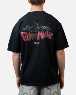 73 Studio X Cartoon Network Bill & Mandy Grail Vintage T-Shirt Black Acidwash