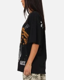 73 Studio X Naruto Shippuden Uzamaki Vintage T-Shirt Black Acidwash -Culture Kings 02054710 YB017 womens 0060
