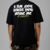 Loiter Made Me Puff Print T-Shirt Black -Culture Kings 02054756 YB001 mens 0010
