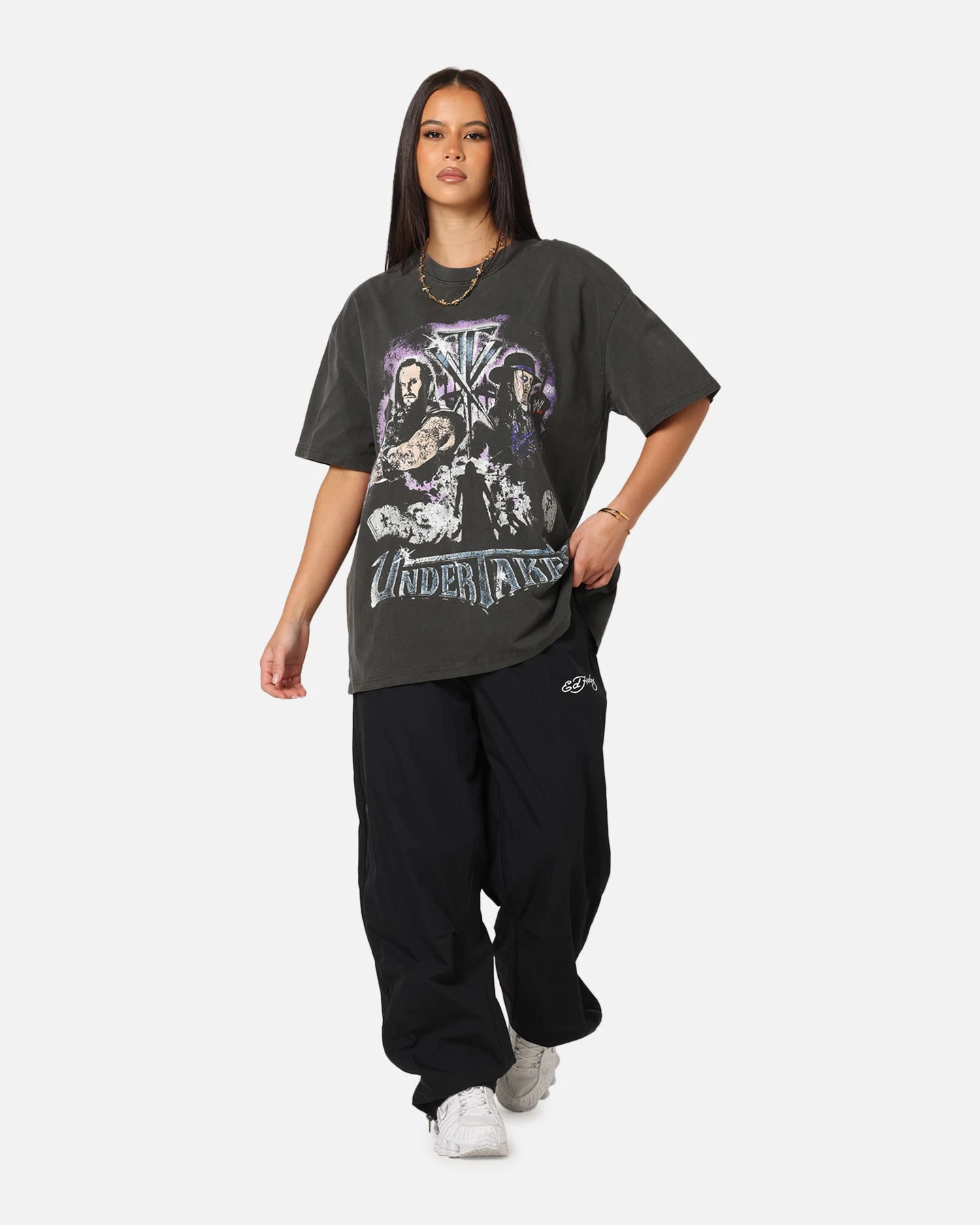 Culture Kings X WWE The Undertaker Summer Slam Heavy T-Shirt Black Wash 5 Culture Kings X WWE The Undertaker Summer Slam Heavy T-Shirt Black Wash - Image 3