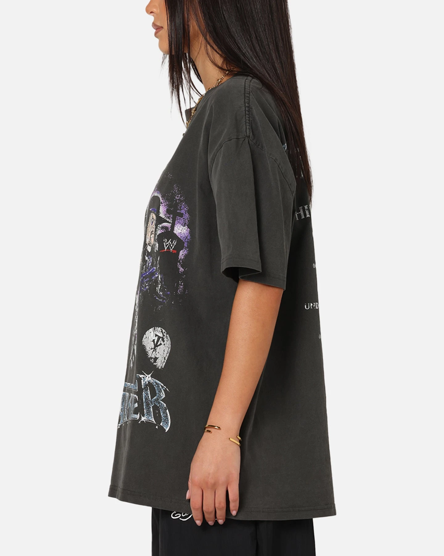 Culture Kings X WWE The Undertaker Summer Slam Heavy T-Shirt Black Wash 8 Culture Kings X WWE The Undertaker Summer Slam Heavy T-Shirt Black Wash - Image 6