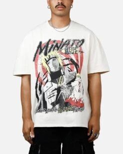73 Studio X Naruto Minato Namikaze Heavyweight T-Shirt Off White