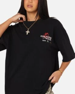 73 Studio X Gears Of War Lancer Vintage T-Shirt Black Acidwash 17 73 Studio X Gears Of War Lancer Vintage T-Shirt Black Acidwash -Culture Kings 02054867 YB017 womens 0080