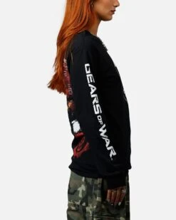 73 Studio X Gears Of War Gears Of Wear Long Sleeve T-Shirt Black -Culture Kings 02055204 YB001 womens 0040