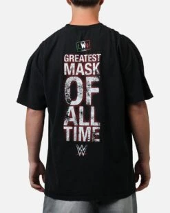 Culture Kings X WWE LWO Rey Mysterio T-Shirt Black -Culture Kings 02055521 YB001 mens 0020