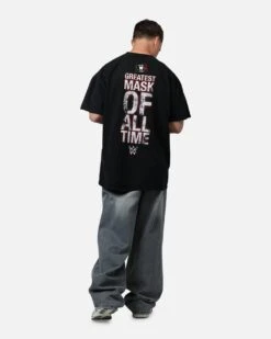 Culture Kings X WWE LWO Rey Mysterio T-Shirt Black -Culture Kings 02055521 YB001 mens 0060