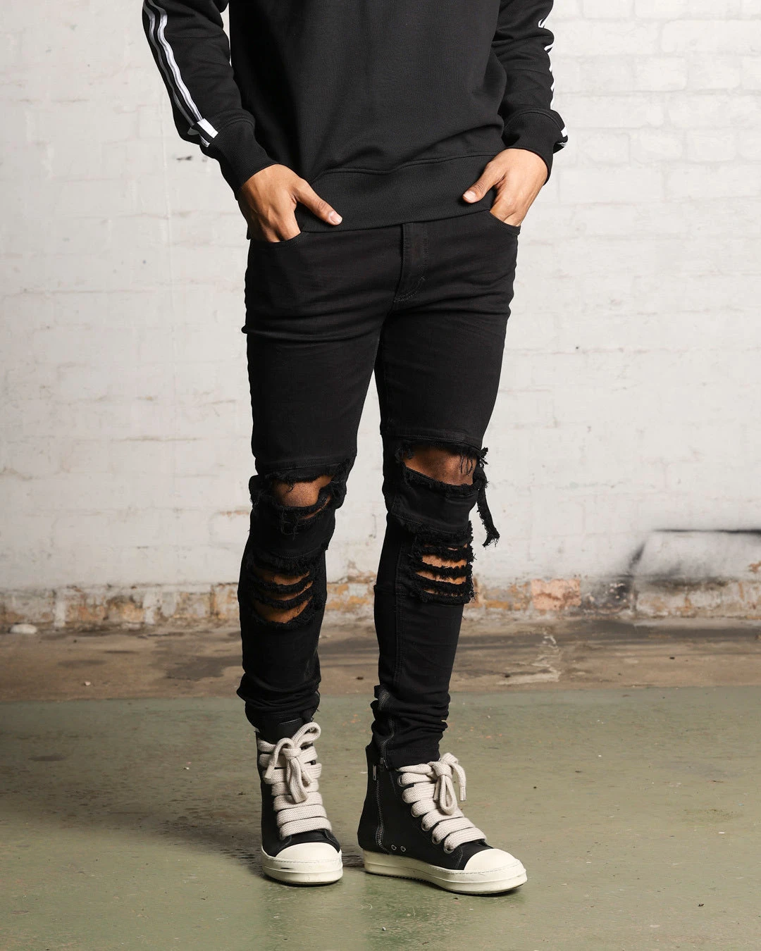 Saint Morta Rework Jeans Black 3 Saint Morta Rework Jeans Black