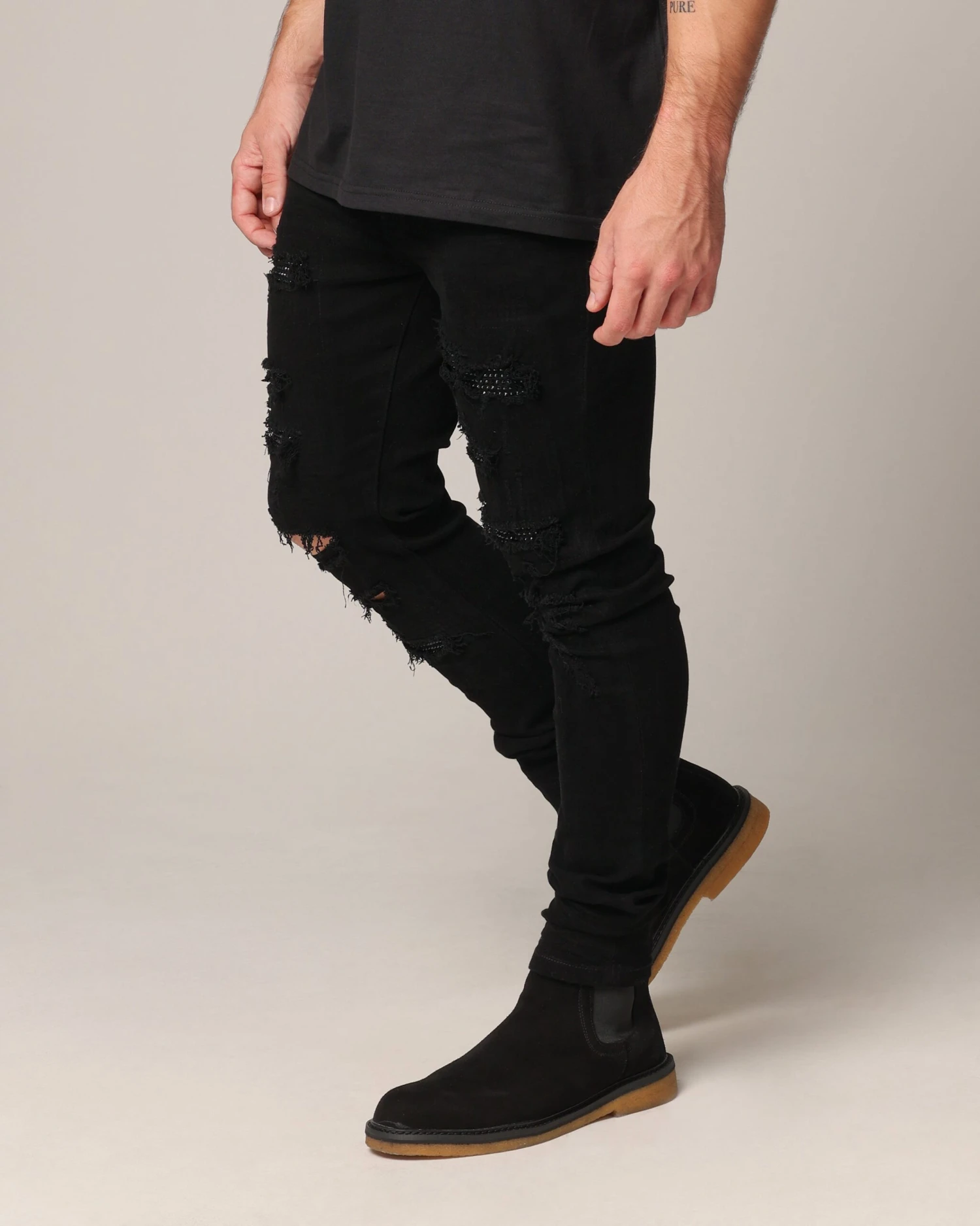 Saint Morta Diamond Summum Jeans Black 8 Saint Morta Diamond Summum Jeans Black - Image 6