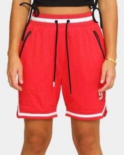 Saint Morta Men's Icon Mesh Basketball Short Red/White -Culture Kings 03004780 YR081 womens 0060