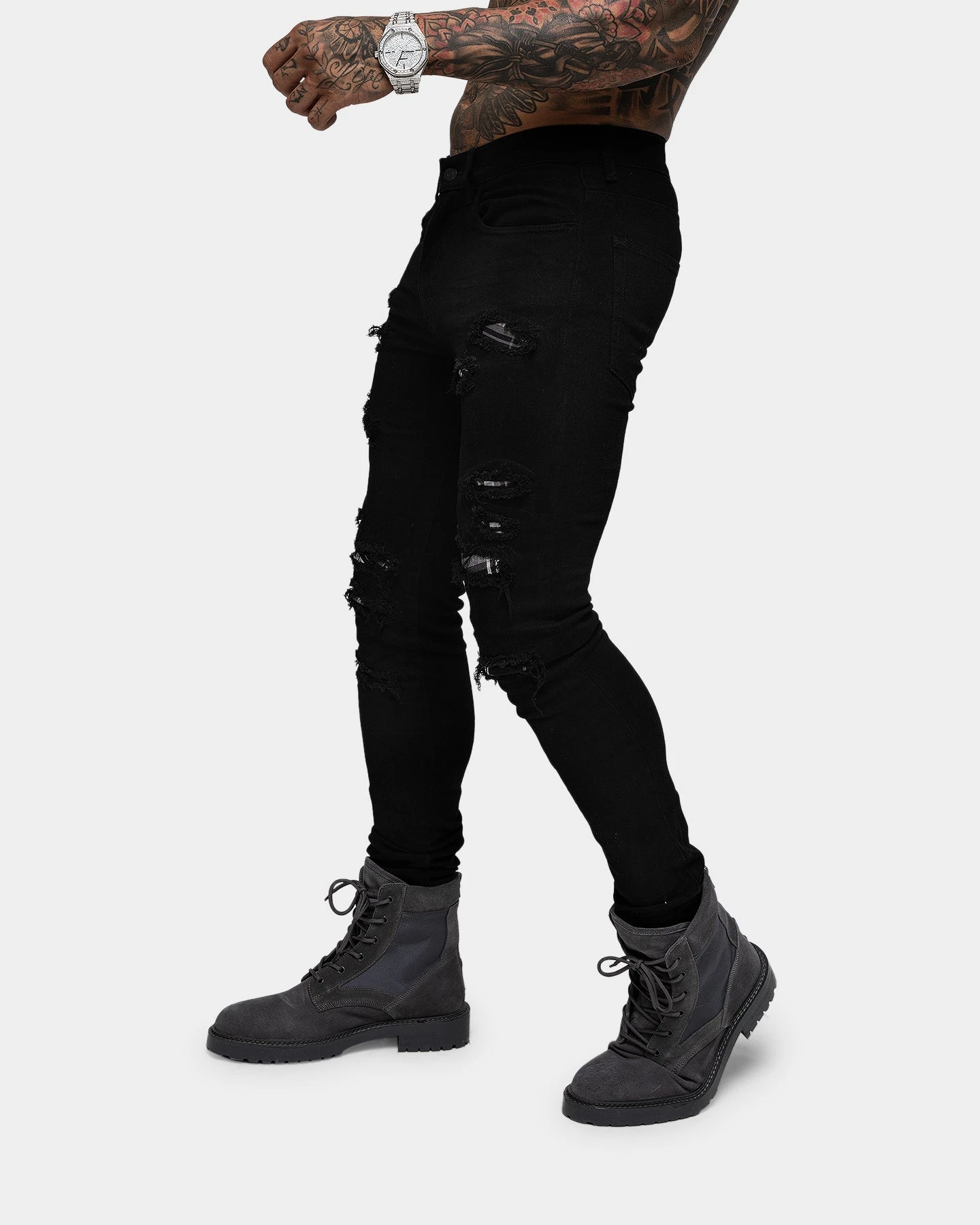 Saint Morta Prima Summum Jeans Black/Grey 3 Saint Morta Prima Summum Jeans Black/Grey