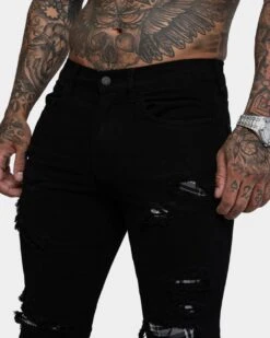 Saint Morta Prima Summum Jeans Black/Grey 13 Saint Morta Prima Summum Jeans Black/Grey -Culture Kings 03005008 YB006 mens 0060