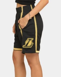 Mitchell & Ness Men's Los Angeles Lakers HWC Swingman Short Black/Gold 16 Mitchell & Ness Men's Los Angeles Lakers HWC Swingman Short Black/Gold -Culture Kings 03005327 YB003 womens 0080