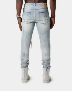 Saint Morta Destroyer Distressed Jeans Vintage Blue -Culture Kings 03006968 YX561 mens 0000040