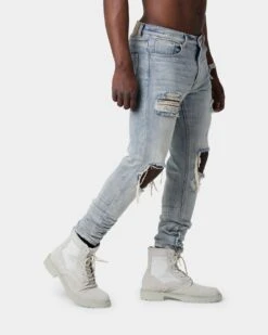 Saint Morta Destroyer Distressed Jeans Vintage Blue -Culture Kings 03006968 YX561 mens 0000050