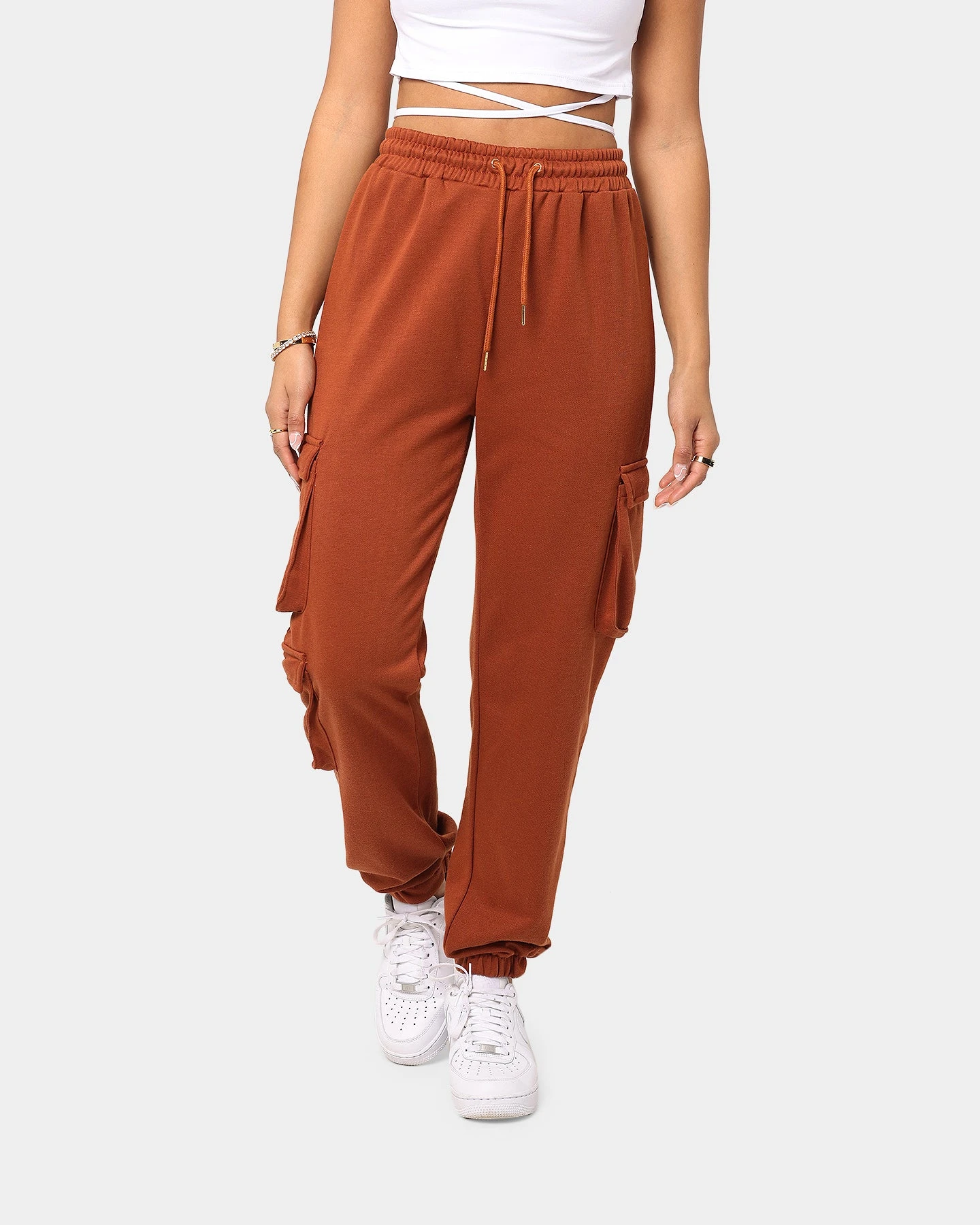 XXIII Women's Bella Cargo Trackpant Brown 4 XXIII Women's Bella Cargo Trackpant Brown - Image 2