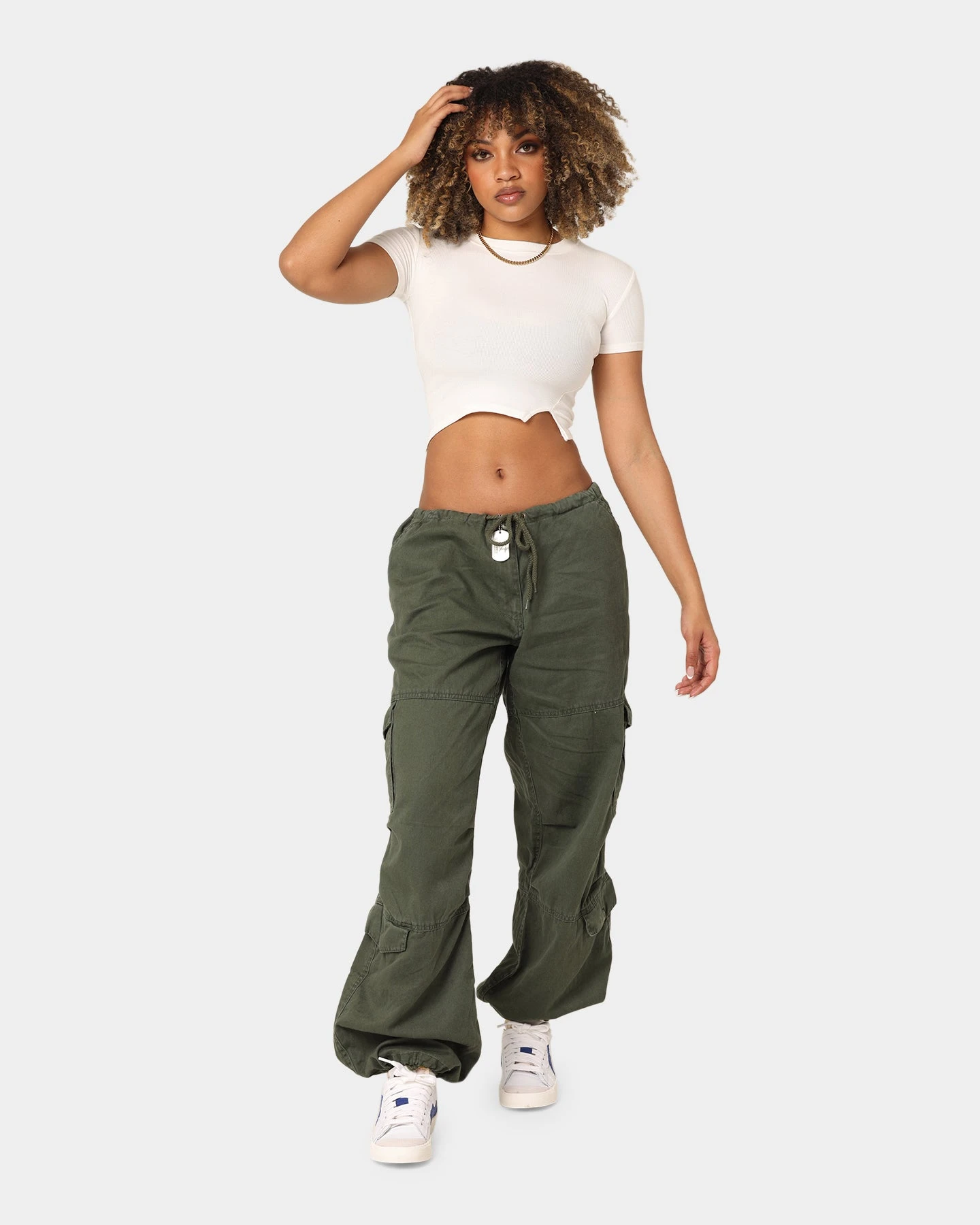 Rothco Women's Vintage Paratrooper Fatigue Cargo Pants Olive 4 Rothco Women's Vintage Paratrooper Fatigue Cargo Pants Olive - Image 2