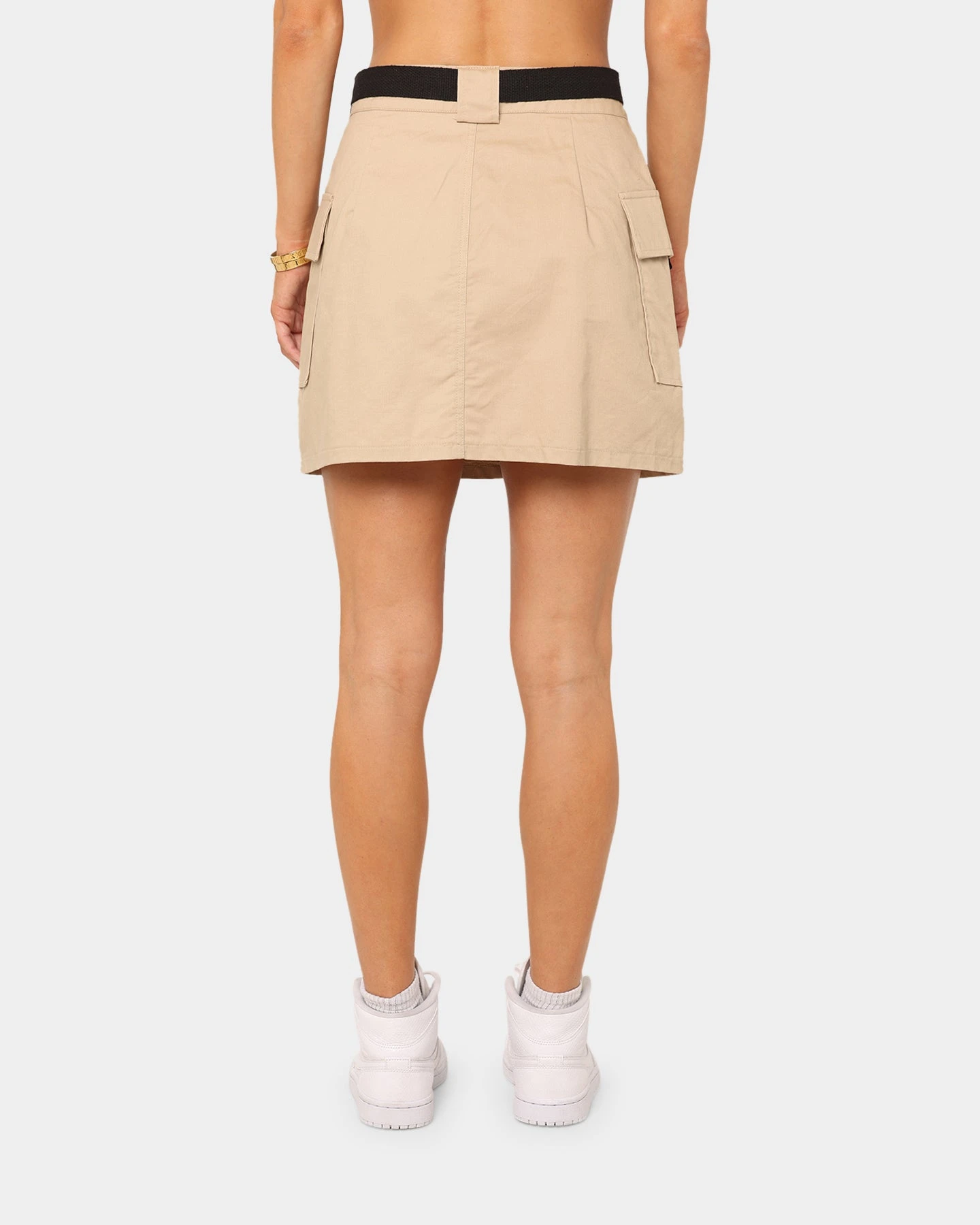XXIII Women's Lara Cargo Skirt Tan 6 XXIII Women's Lara Cargo Skirt Tan - Image 4
