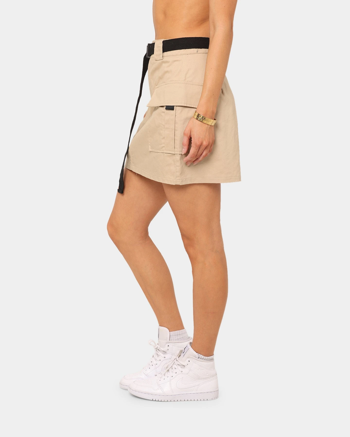 XXIII Women's Lara Cargo Skirt Tan 8 XXIII Women's Lara Cargo Skirt Tan - Image 6
