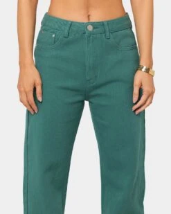XXIII Women's Tess Wide Leg Jean Forest Green -Culture Kings 03007367 YF006 womens 030