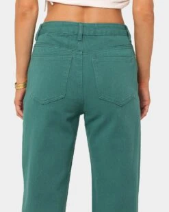 XXIII Women's Tess Wide Leg Jean Forest Green -Culture Kings 03007367 YF006 womens 080