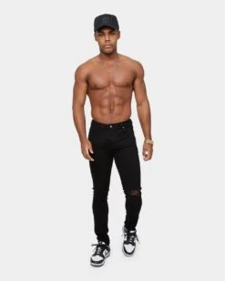 Carre Étoiles Skinny Jeans Black -Culture Kings 03007651 YB001 mens 00030