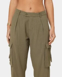 Honor The Gift Luther Cargo Pants Moss -Culture Kings 03007722 YM131 womens 0030