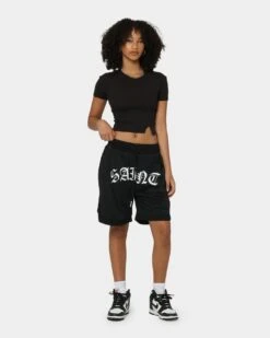 Saint Morta Day Of The Dead Basketball Shorts Black/White -Culture Kings 03008143 YB012 womens 0020