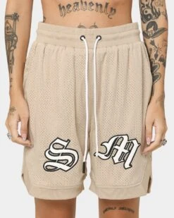 Saint Morta Graves Basketball Shorts Stone -Culture Kings 03008144 YS400 womens 030