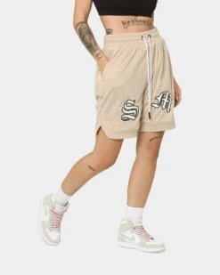 Saint Morta Graves Basketball Shorts Stone -Culture Kings 03008144 YS400 womens 050