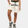 Saint Morta Kingdom Basketball Shorts Off White/Green -Culture Kings 03008368 YO036 womens 0010
