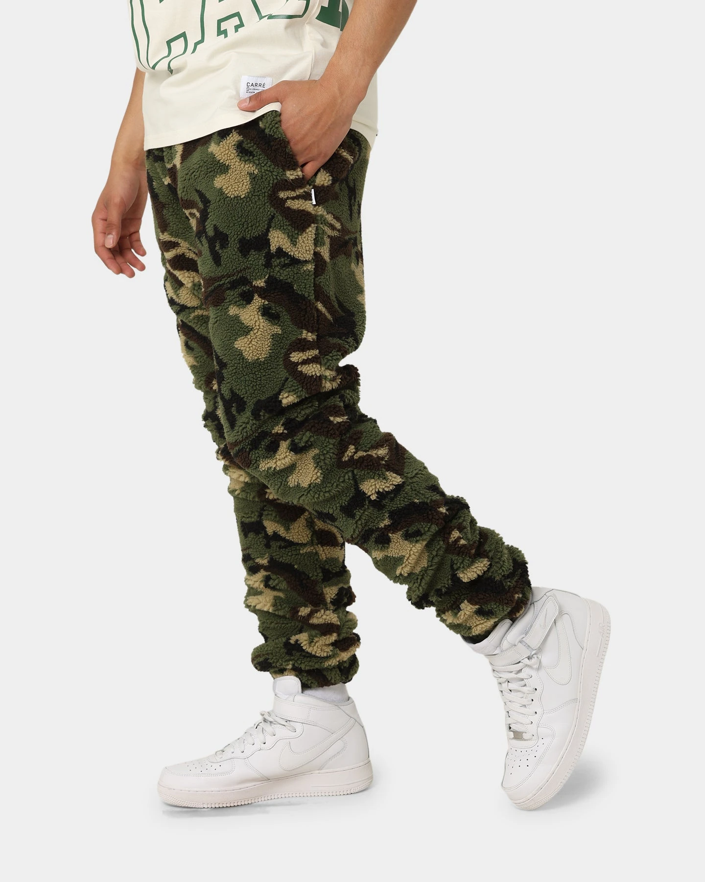 Carre C-Class Polar Fleece Track Pants Woodland Camo 8 Carre C-Class Polar Fleece Track Pants Woodland Camo - Image 6