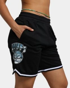 HUF Basketball Shorts Black 17 HUF Basketball Shorts Black -Culture Kings 03008578 YB001 womens 0070
