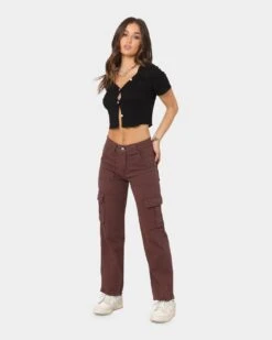 XXIII Women's Tonala Cargo Pants Brown -Culture Kings 03008672 YX300 womens 0020 41915c93 ad88 4f0c aa20 cd91ce34cdc2