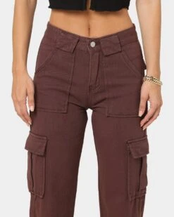 XXIII Women's Tonala Cargo Pants Brown -Culture Kings 03008672 YX300 womens 0030 e9fdde86 e927 4c62 9aae f198460cc9f1