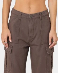 XXIII Women's Poppy Wide Leg Cargo Pants Brown 16 XXIII Women's Poppy Wide Leg Cargo Pants Brown -Culture Kings 03008678 YX300 womens 0030